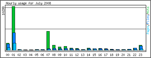 Hourly usage